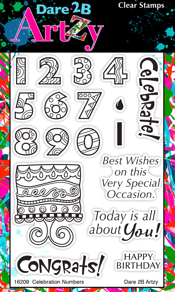 Celebration Numbers Stamp Set
