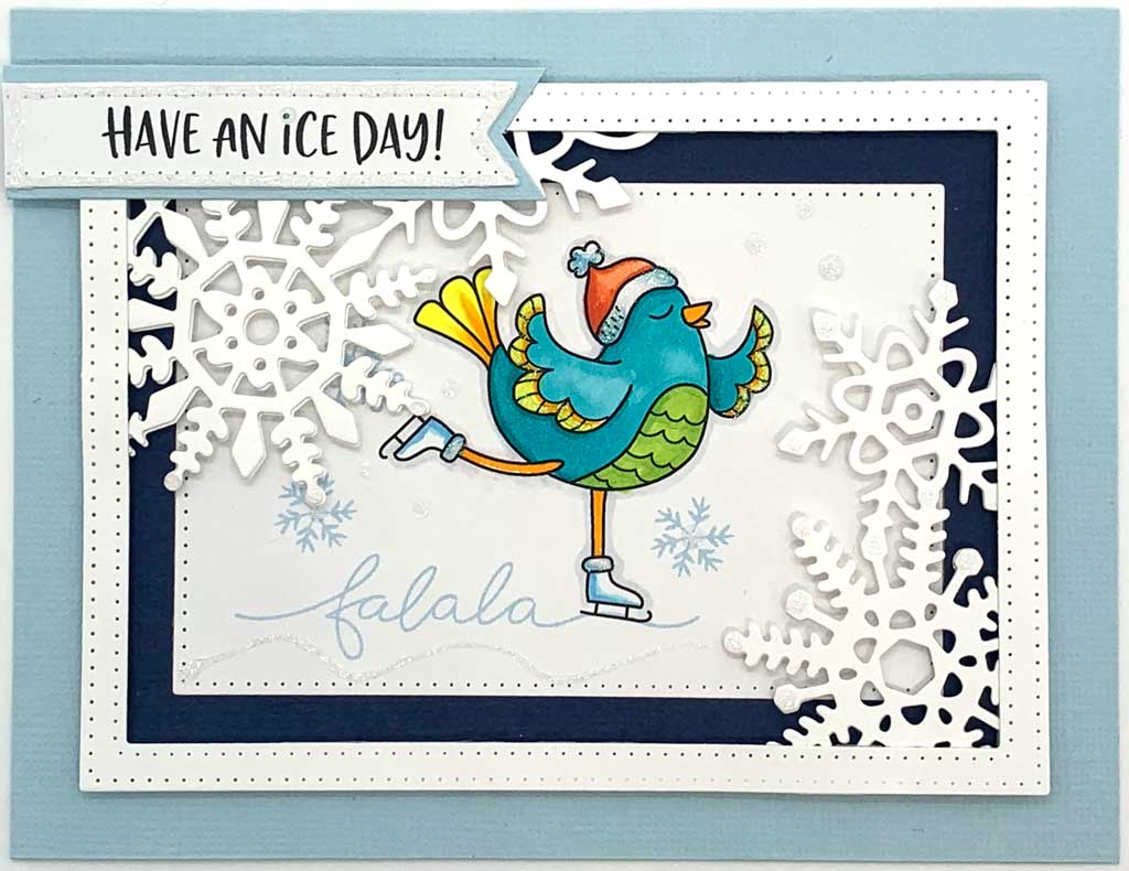 Birds on Ice Stamp Set