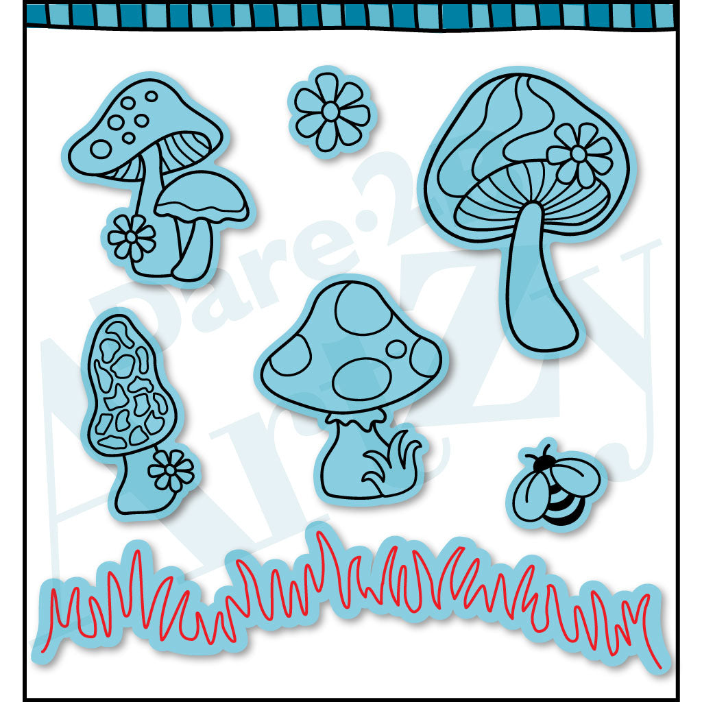 Mushroom Messages Stamp Set