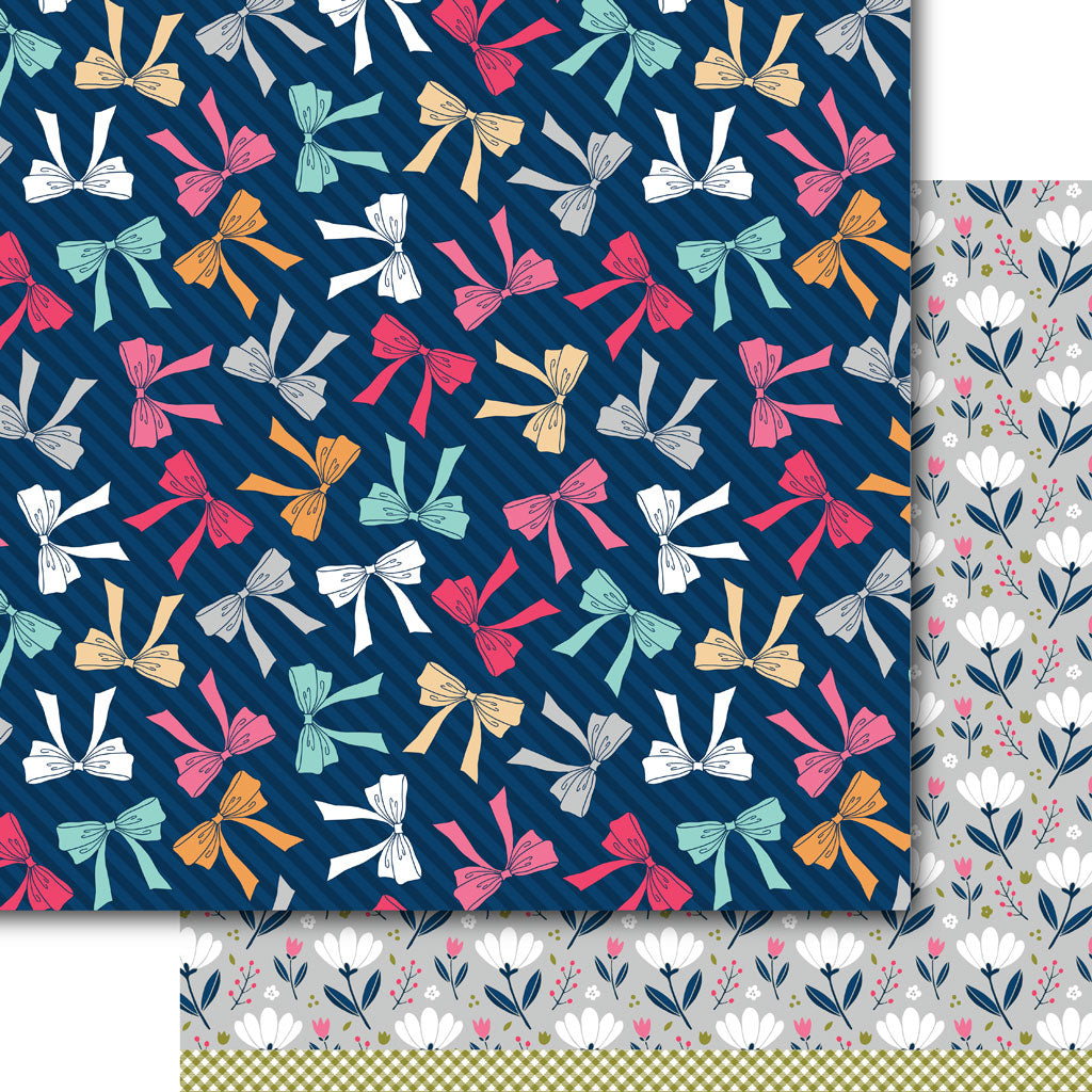 Bows & Blooms Paper Pack (15 Sheets)