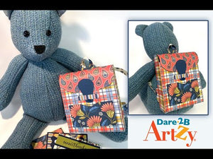 Tutorial of a sample paper backpack using the die, "Backpack" from Dare 2B Artzy.  Backpack fits handmade A2 size cards.