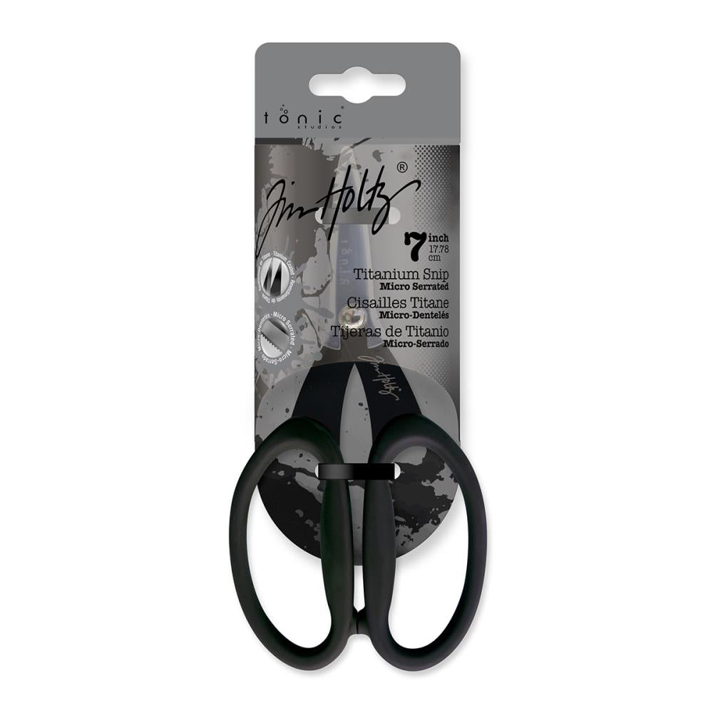 Tim Holtz Titanium Snip Scissors 7"