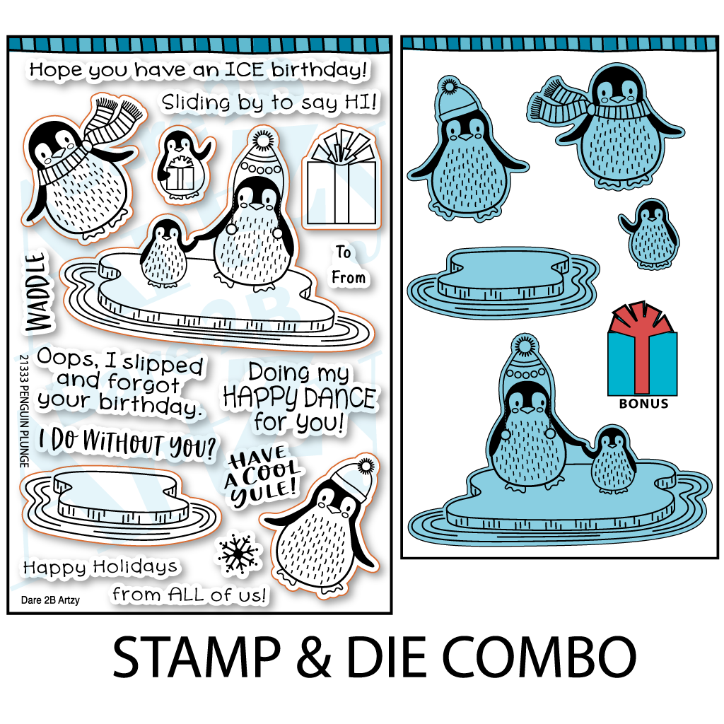 Penguin Plunge Stamp & Die Combo
