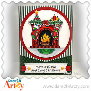 Cozy Fireplace Stamp Set