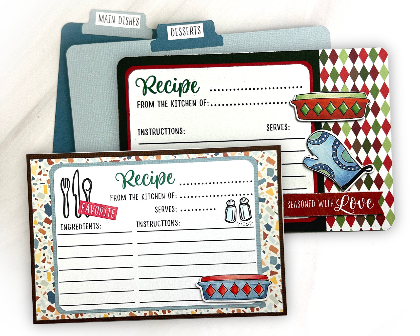 Recipe Card Stamp Set