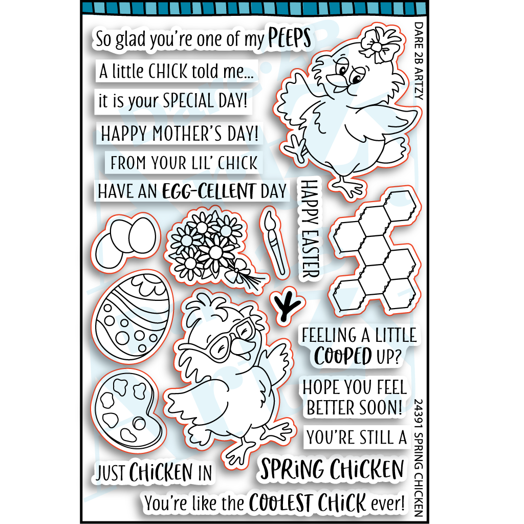 Spring Chicken Stamp Set