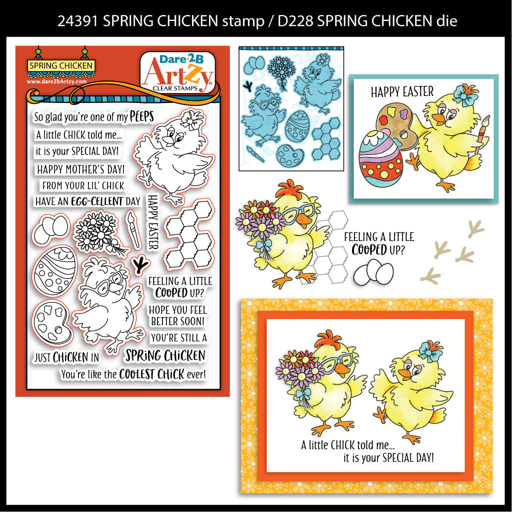 Spring Chicken Stamp Set