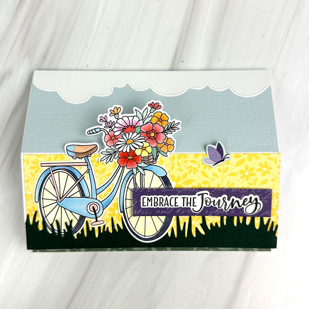 Bike Bouquet Stamp Set