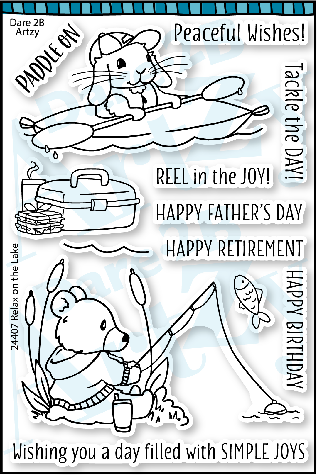 Relax at the Lake Stamp Set