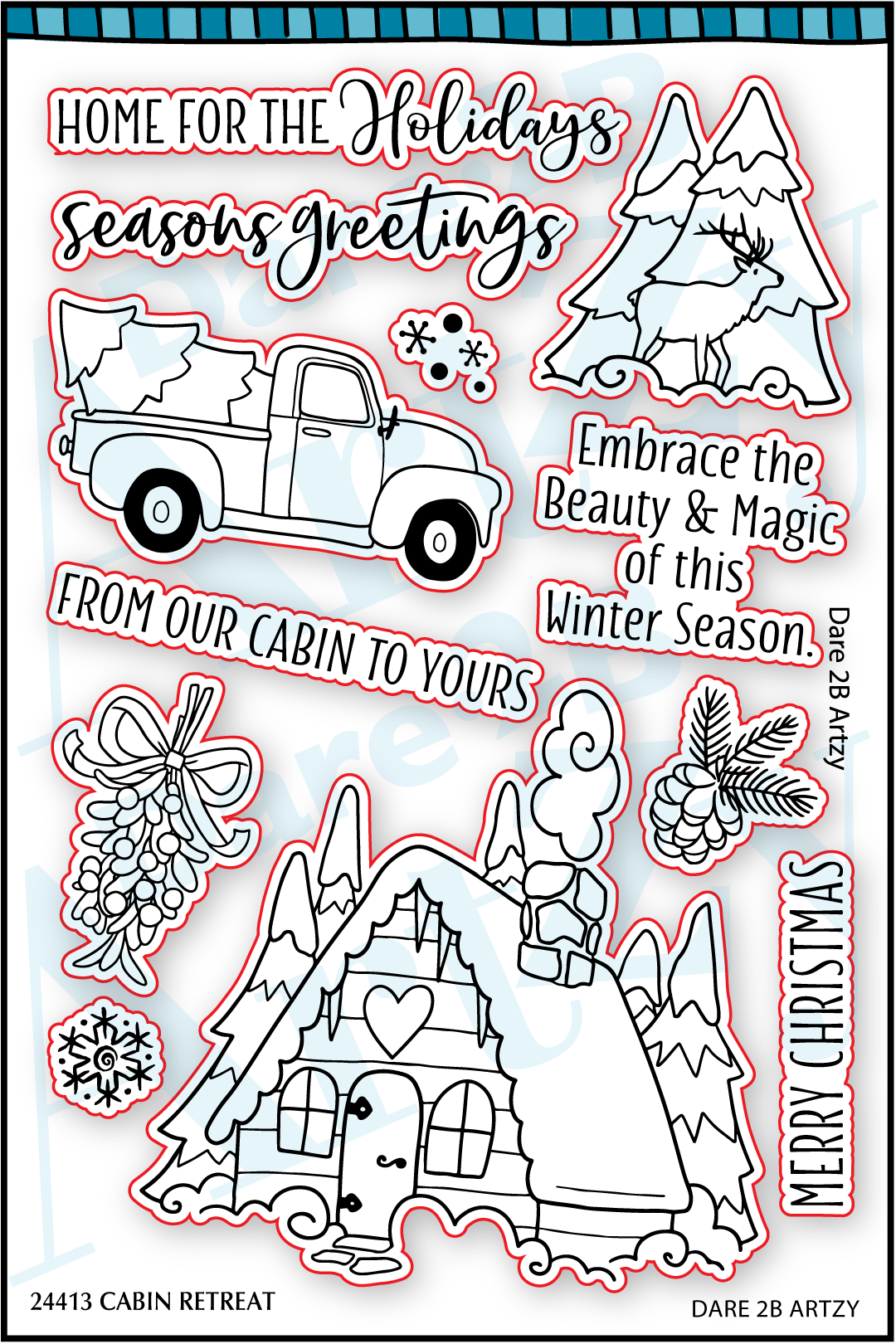 Cabin Retreat Stamp Set