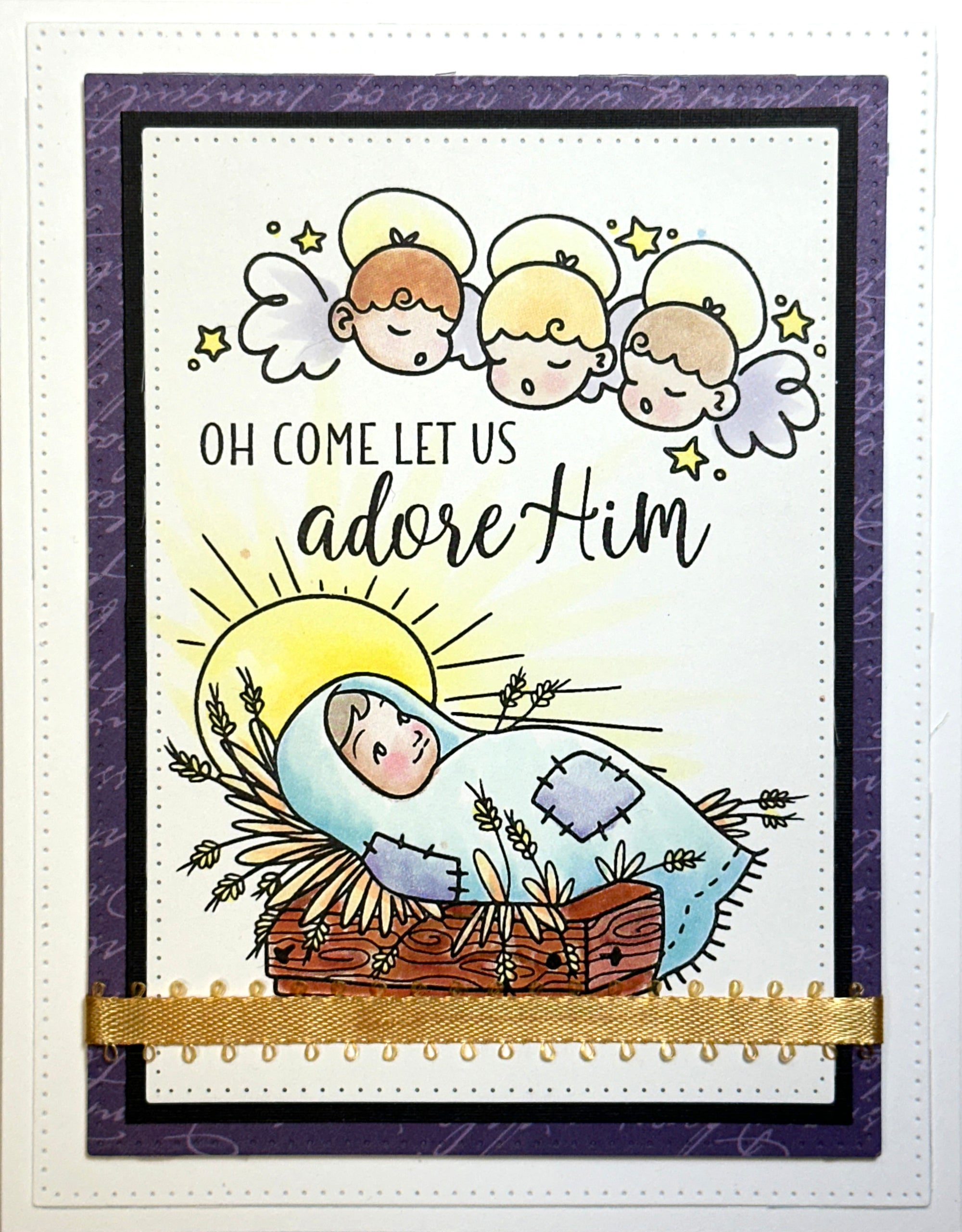 Let Us Adore Him Stamp Set