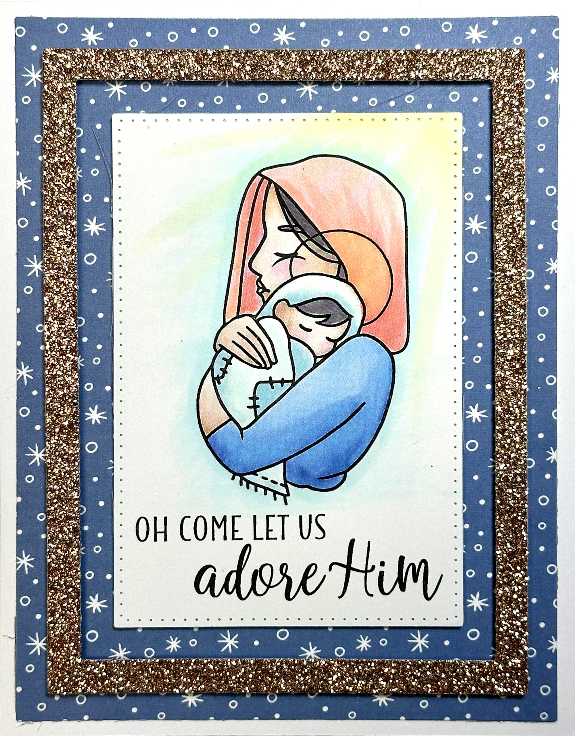 Let Us Adore Him Stamp Set