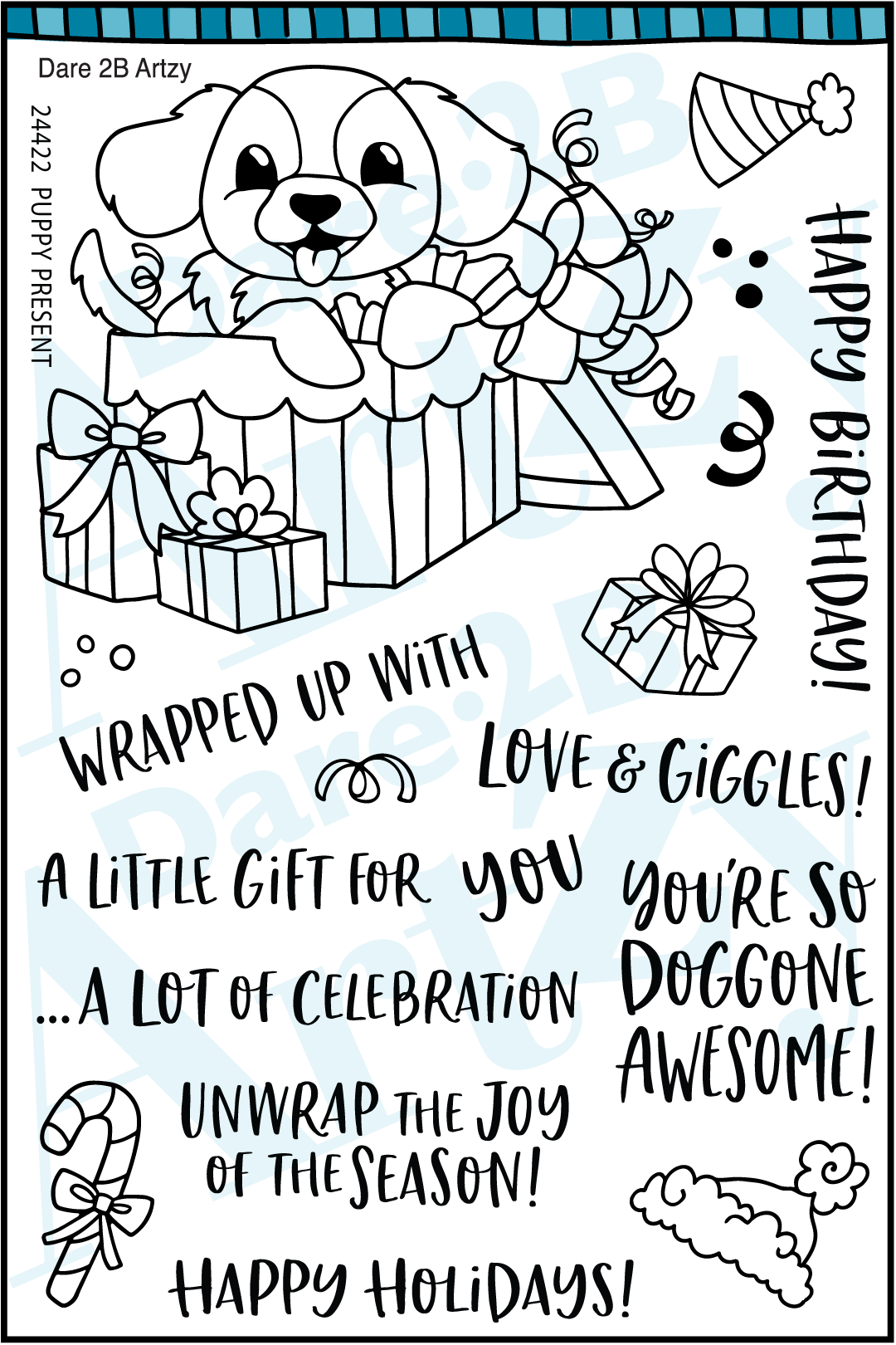 Puppy Present Stamp Set