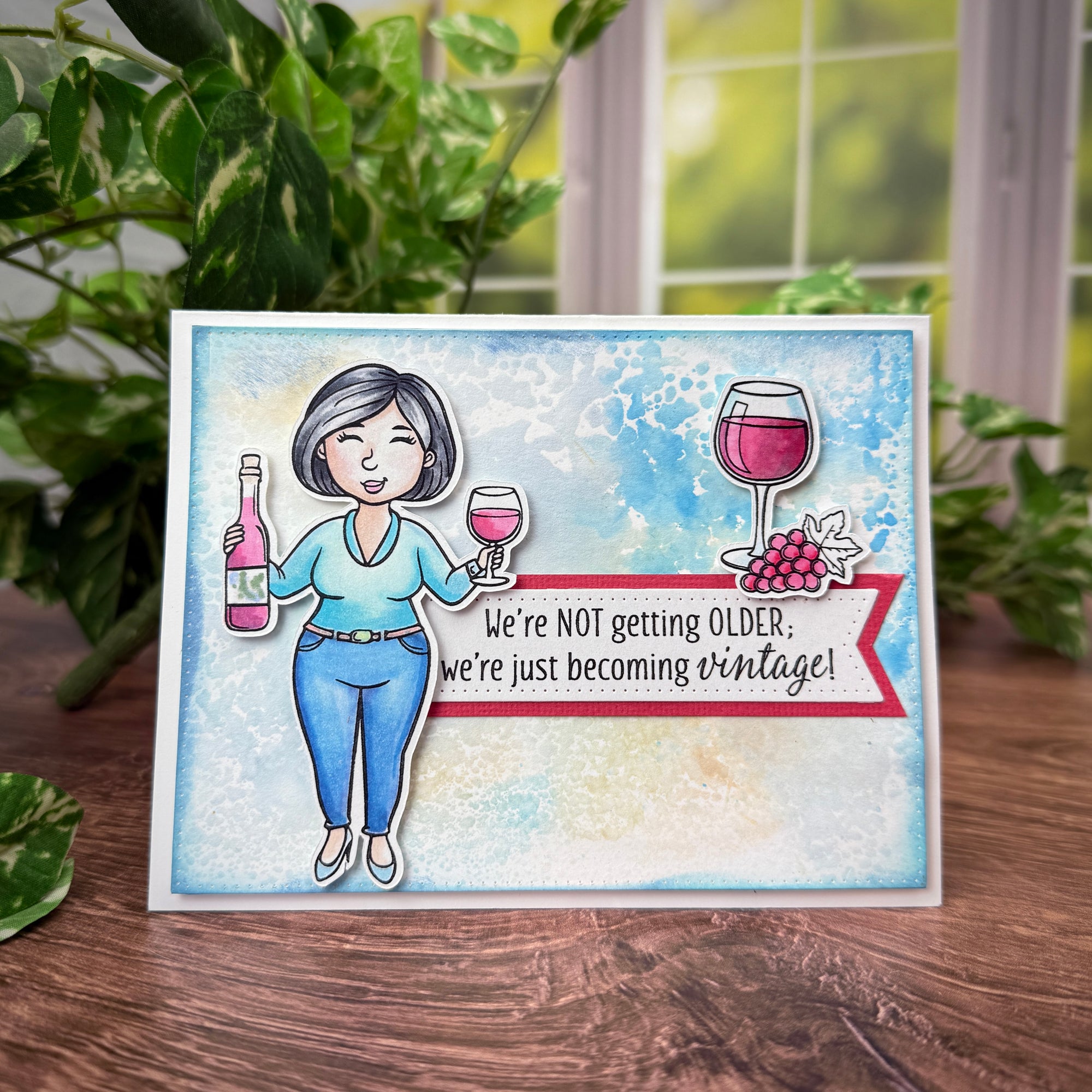 Wine Between Friends Stamp Set