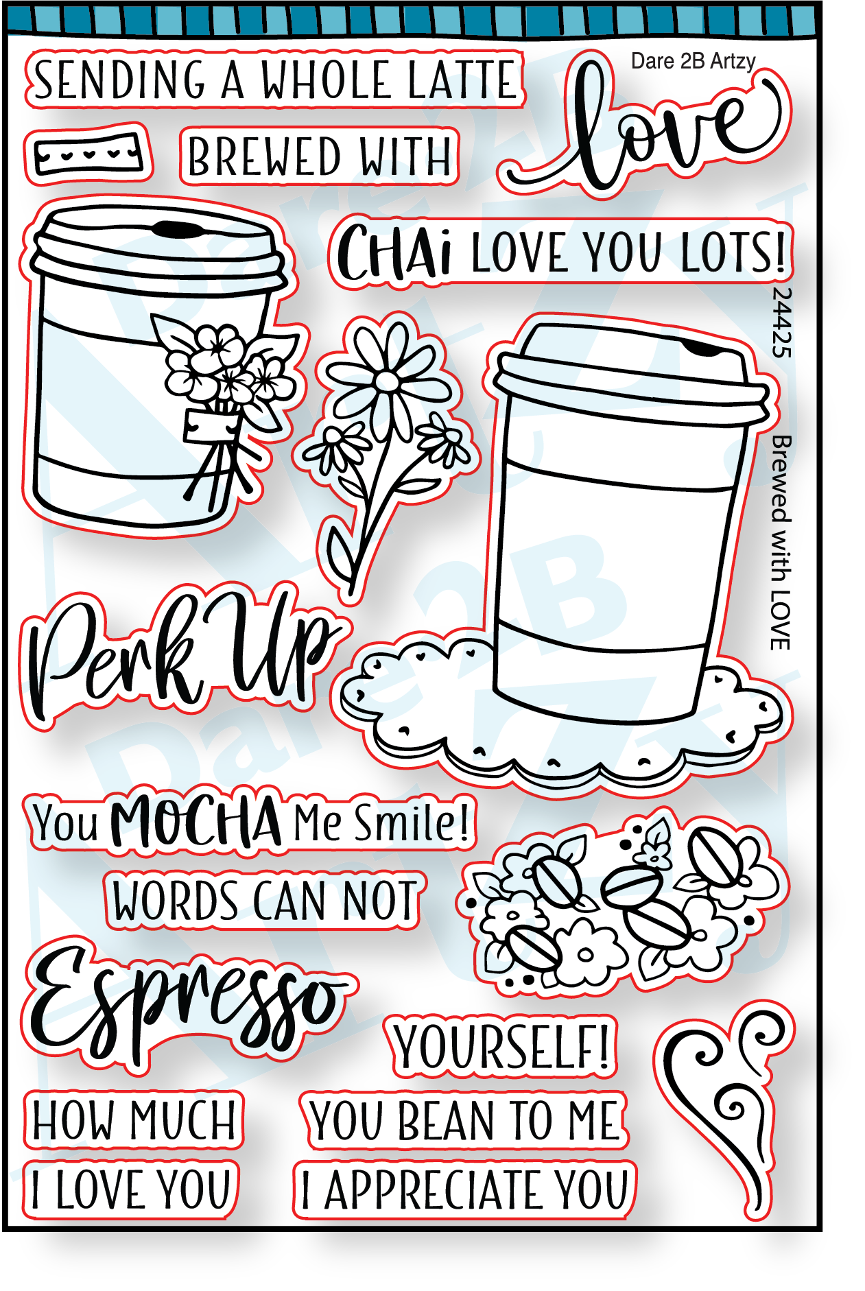 Brewed with Love Stamp Set