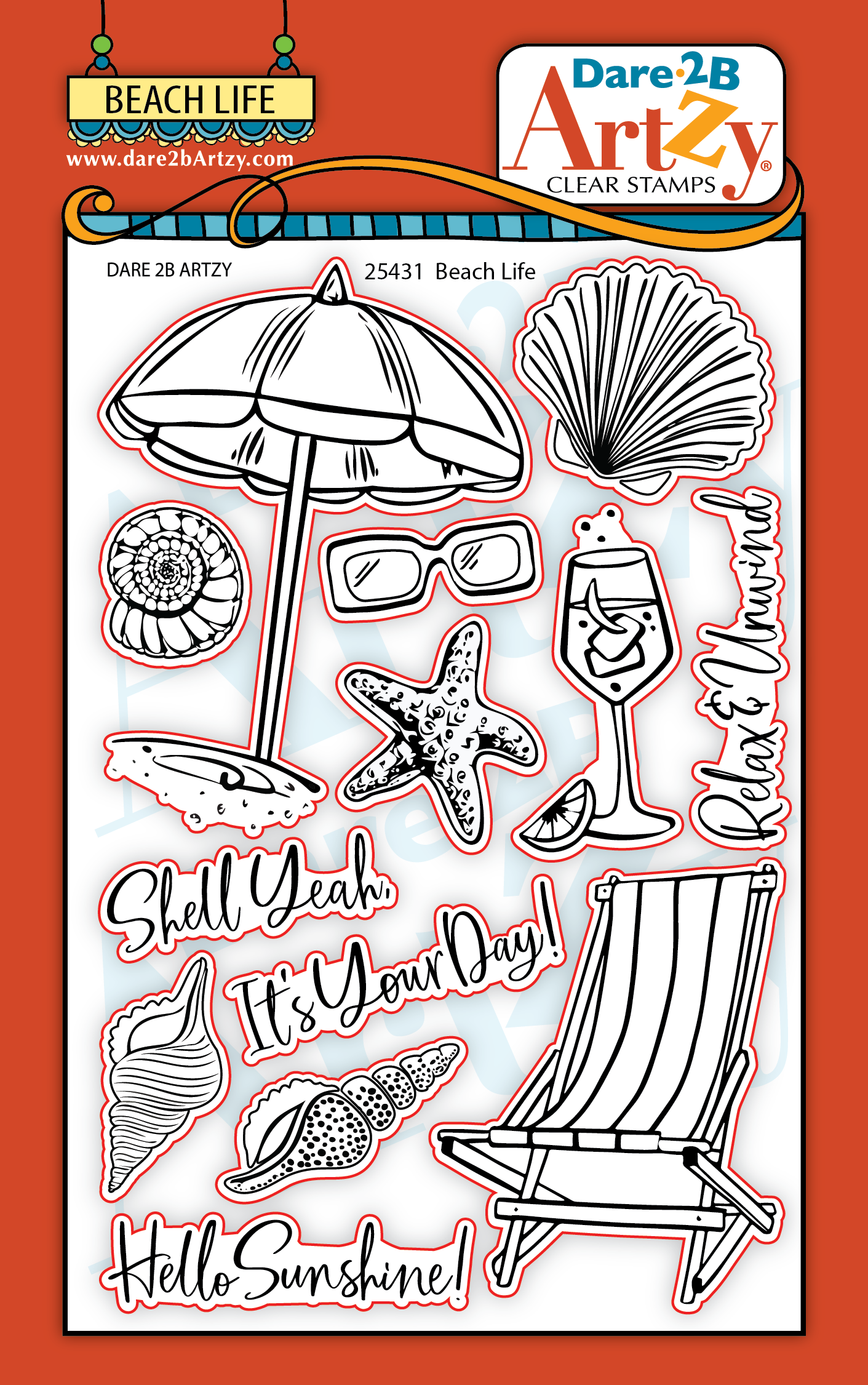 Beach Life Stamp Set