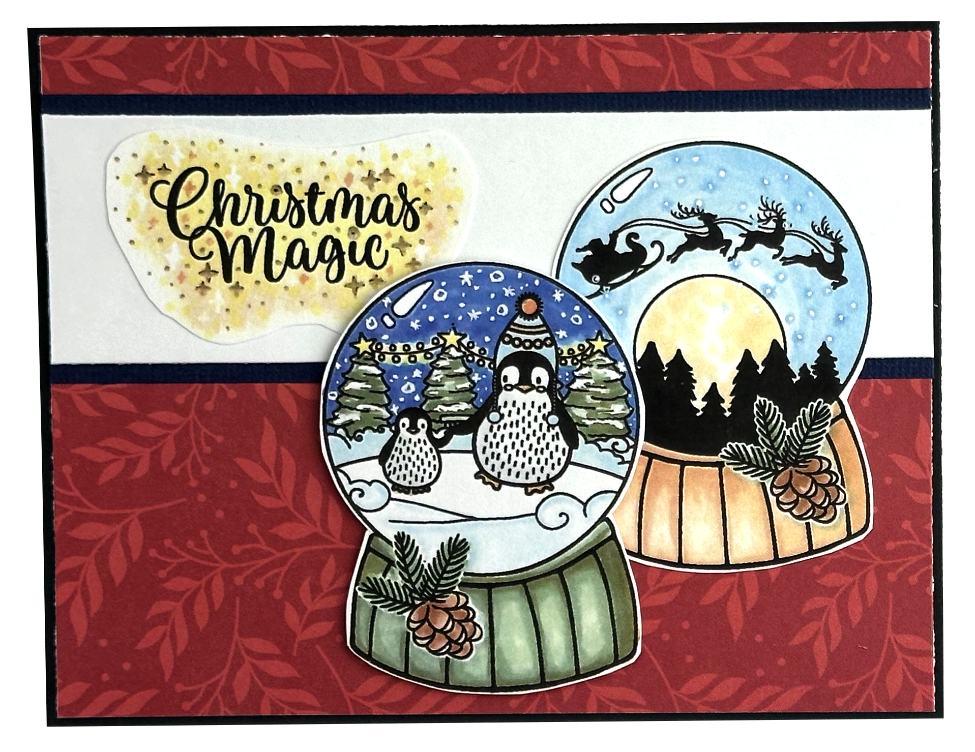 Snow Globe & Ornament Stamp Set