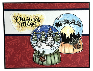 Snow Globe & Ornament Stamp Set