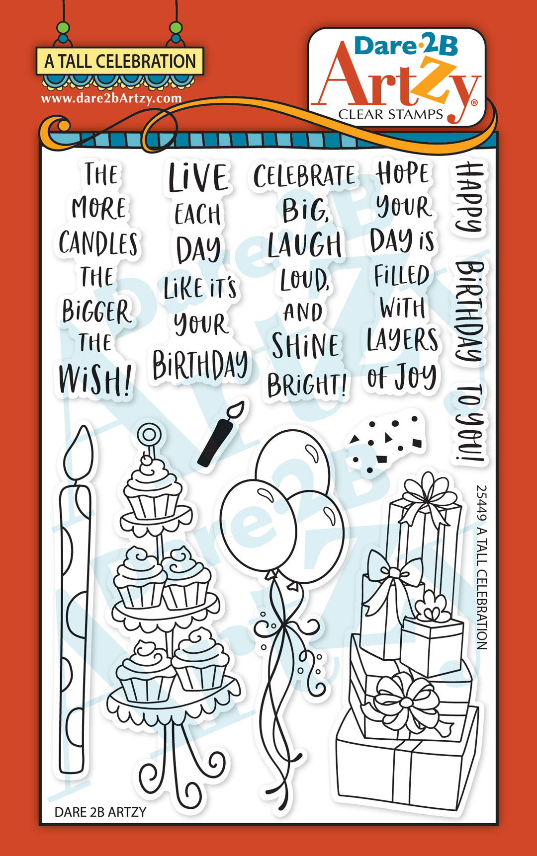 Tall Celebration Stamp Set