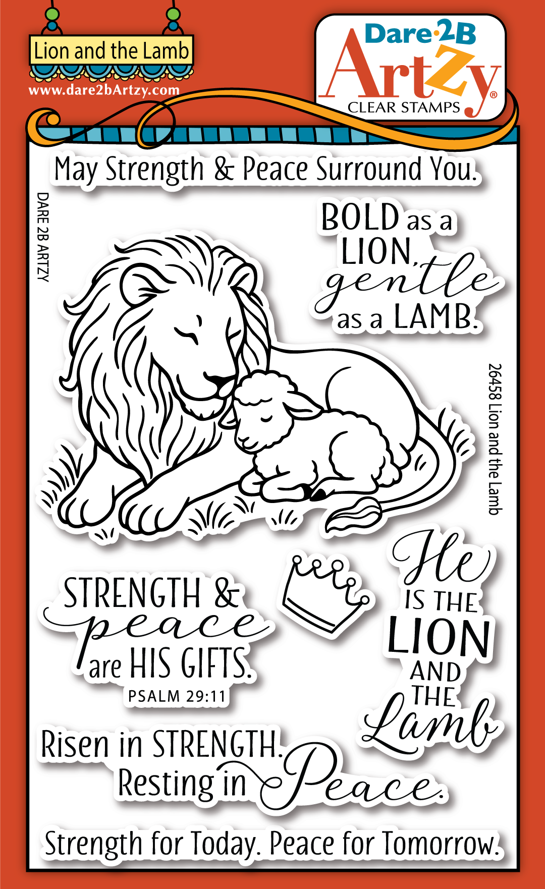 Lion and the Lamb stamp