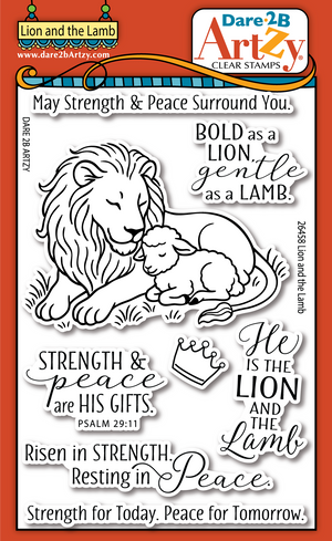 Lion and the Lamb stamp