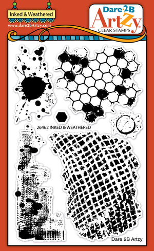 Inked & Weathered Stamp Set
