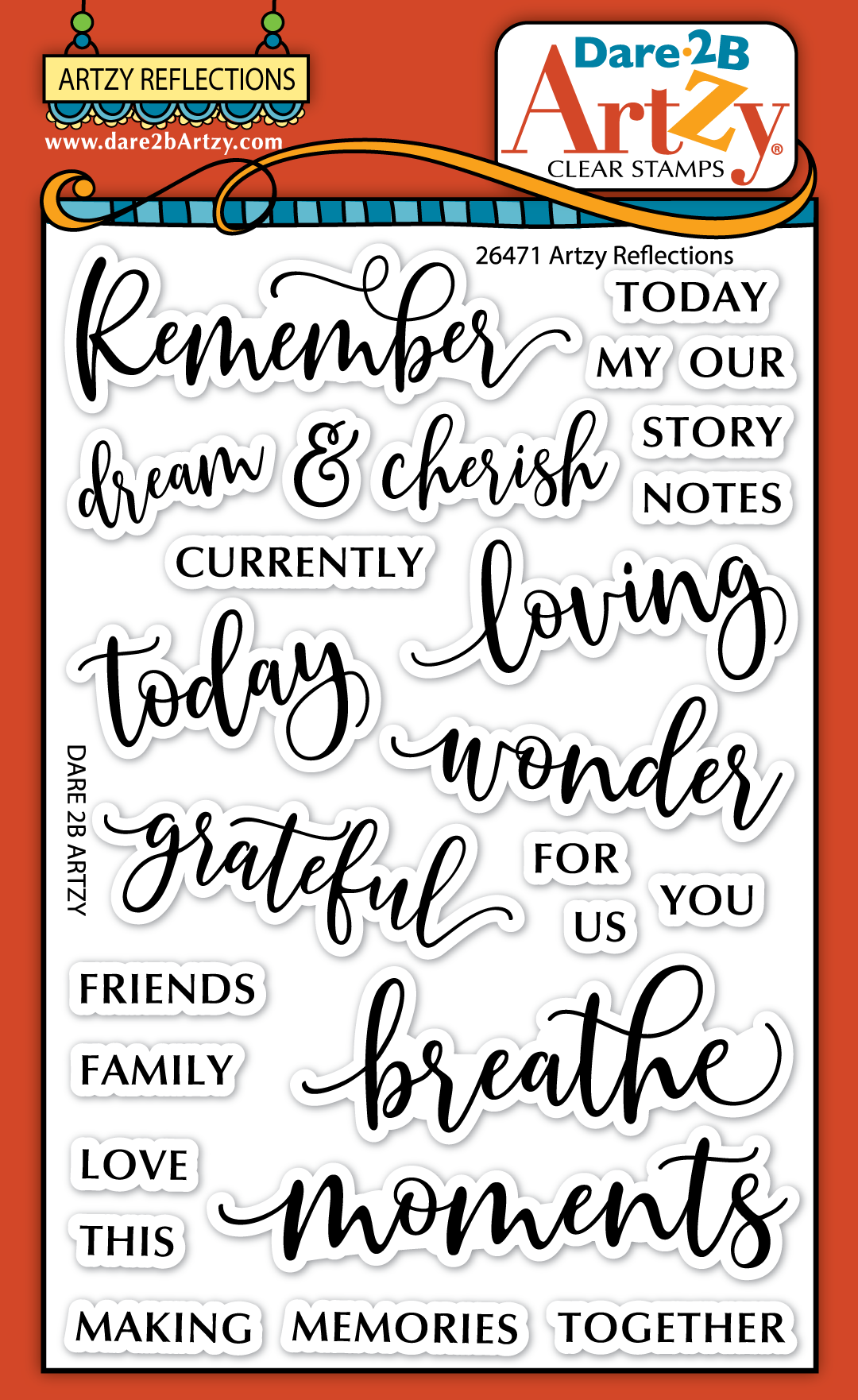 Artzy Reflections Stamp Set