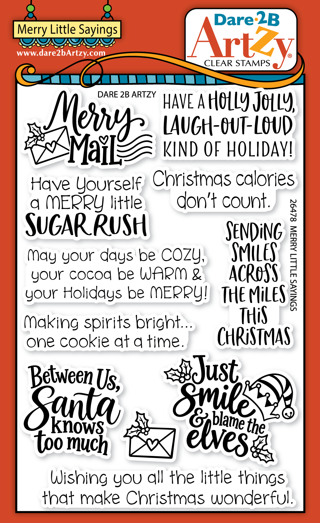 Merry Little Sayings Die
