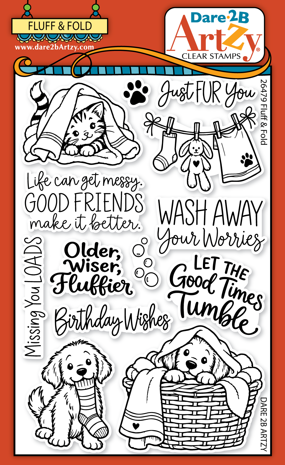 Fluff & Fold stamp