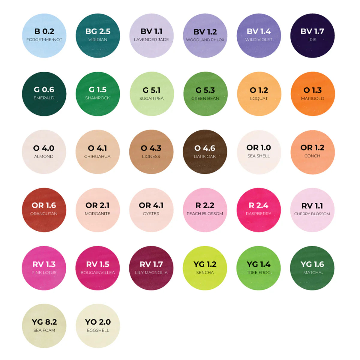 32 pc New OLO Colors