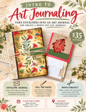 Intro to Art Journaling Class - In Person - Session 2