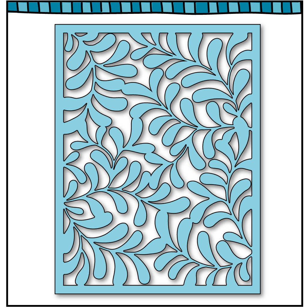 Botanical Background Die