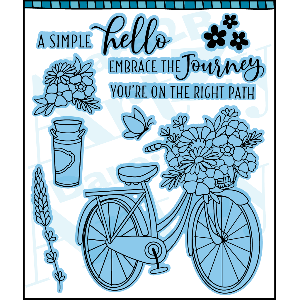 Bike Bouquet Die