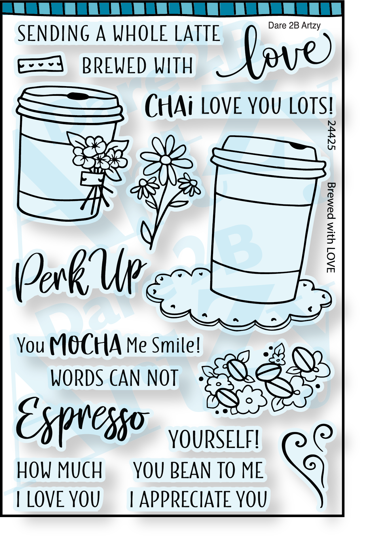 Brewed with Love Stamp Set