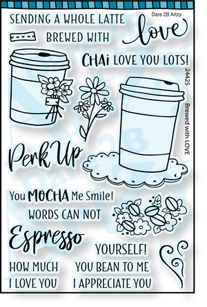 Brewed with Love Stamp Set