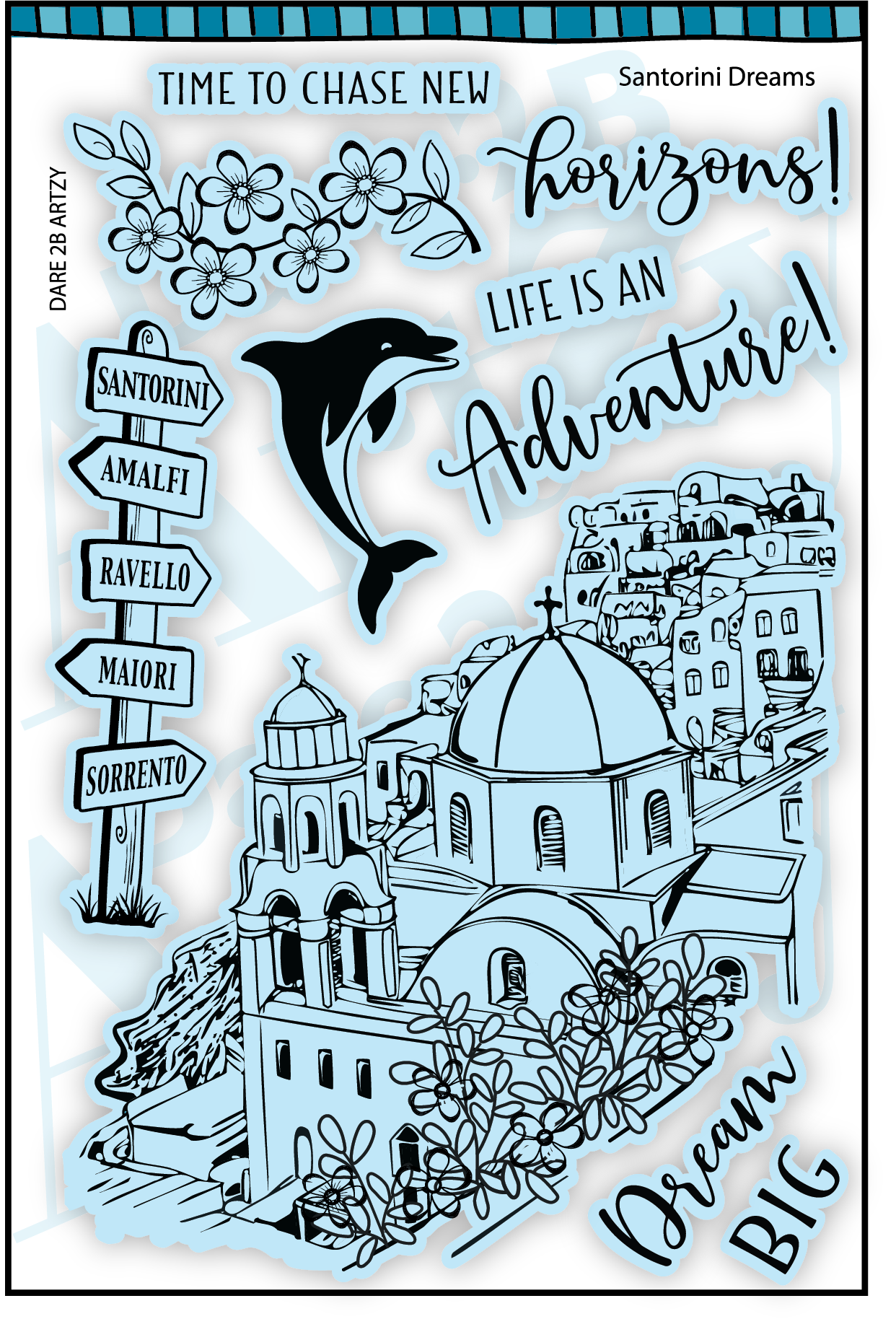 Santorini Dreams Die Set