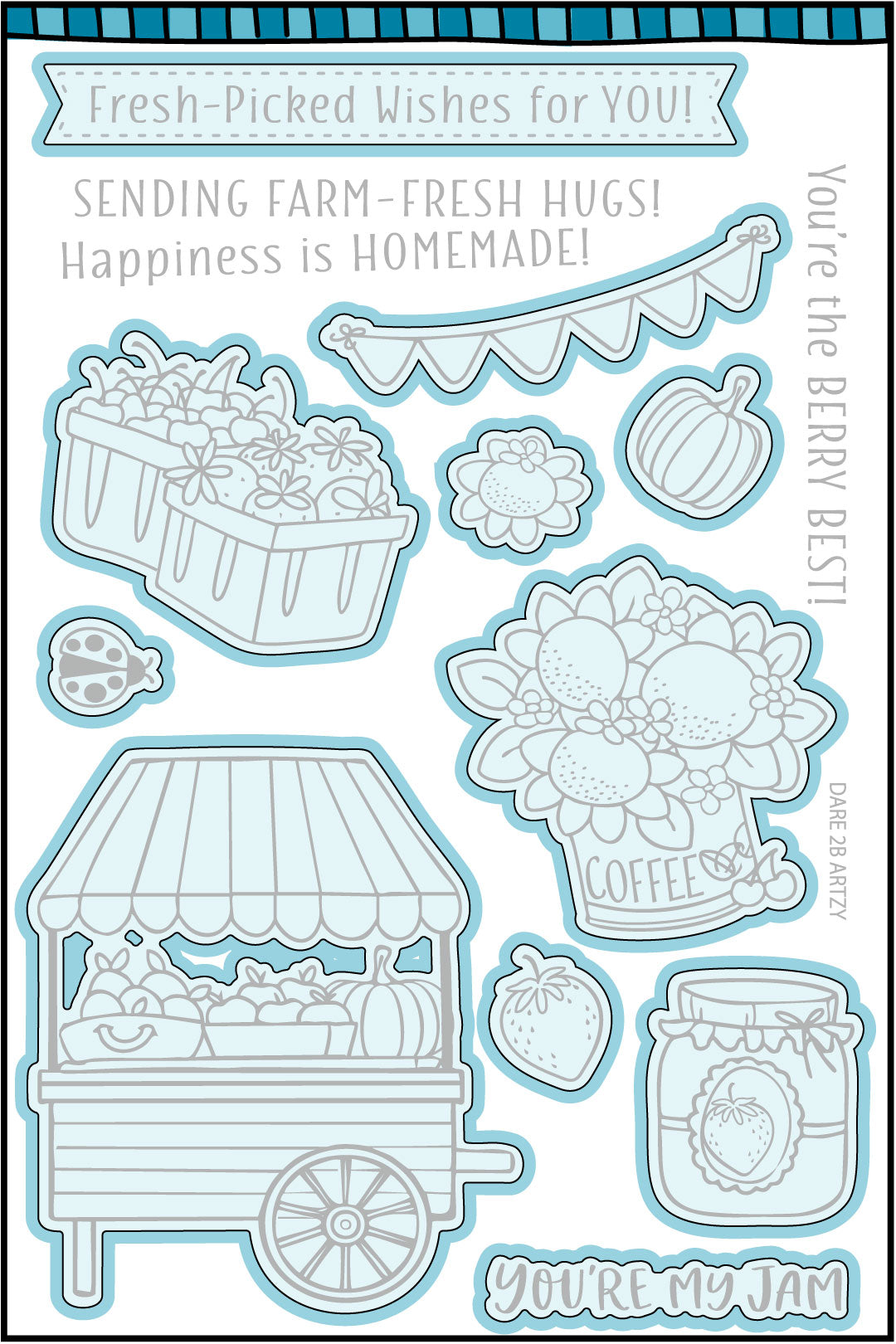 Farmer's Market Die Set