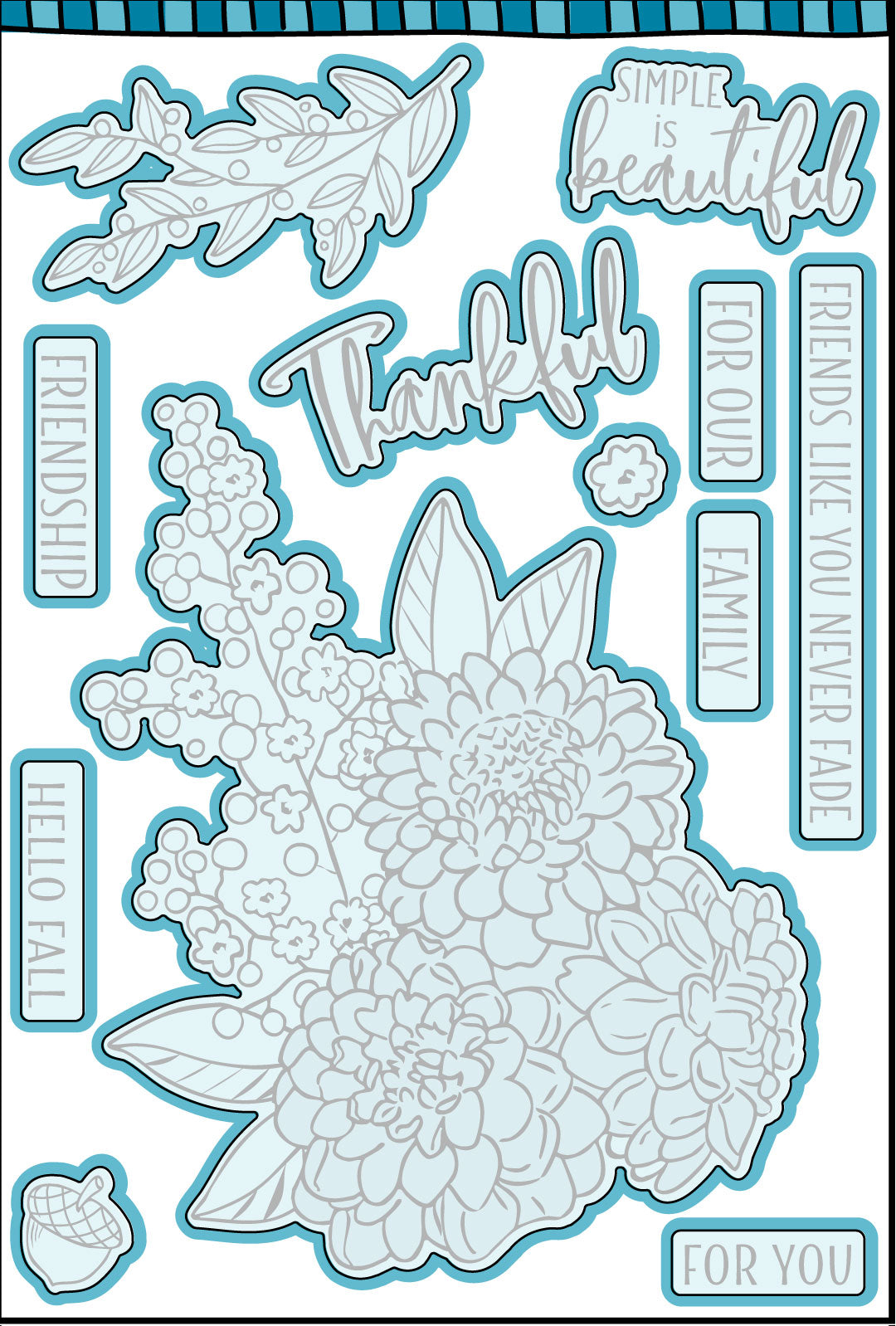 Simple is Beautiful Die Set