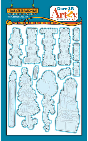 Tall Celebration Die Set