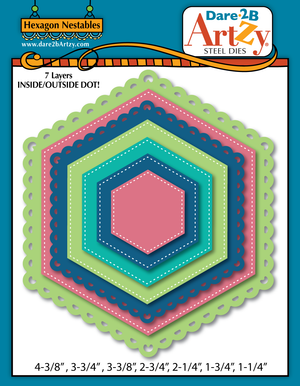 Hexagon Nestable Dies