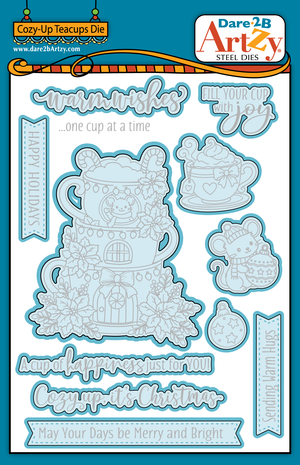 Cozy Up Teacups Die Set