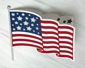 USA Flag Die