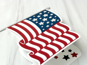 USA Flag Die