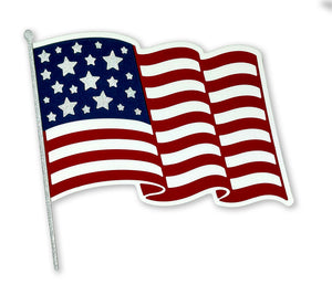 USA Flag Die