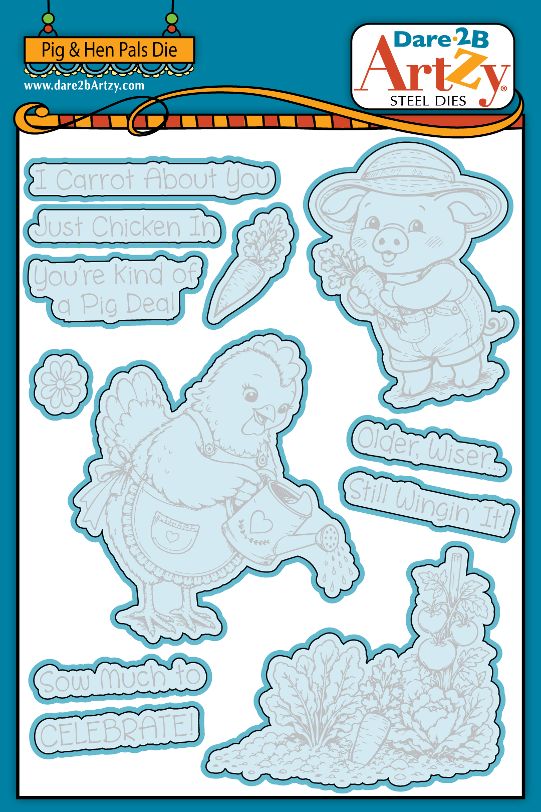 Pig & Hen Pals Die Set