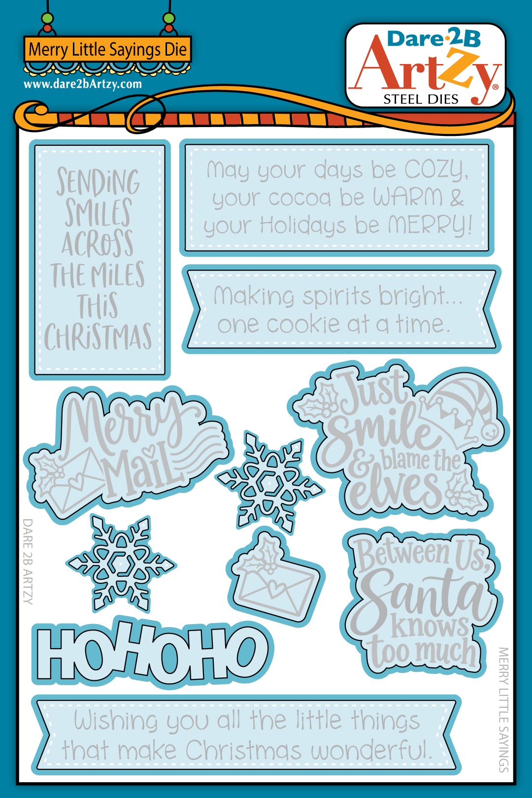 Merry Little Sayings Die
