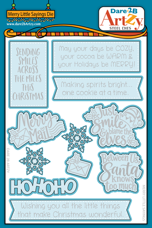 Merry Little Sayings Die