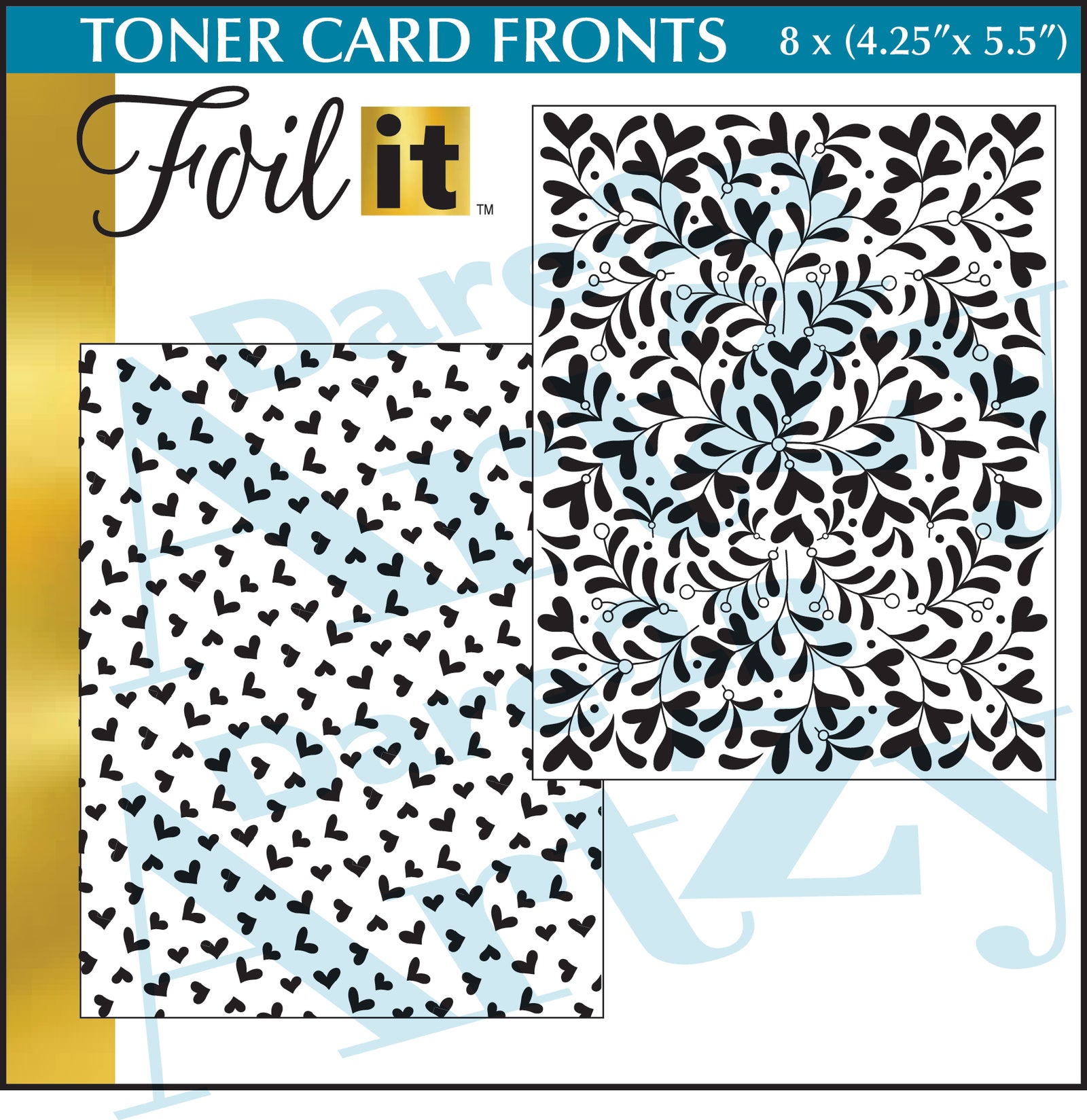 Leafy Hearts Foil It Cards