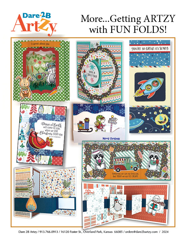 More Getting Artzy with Fun Folds