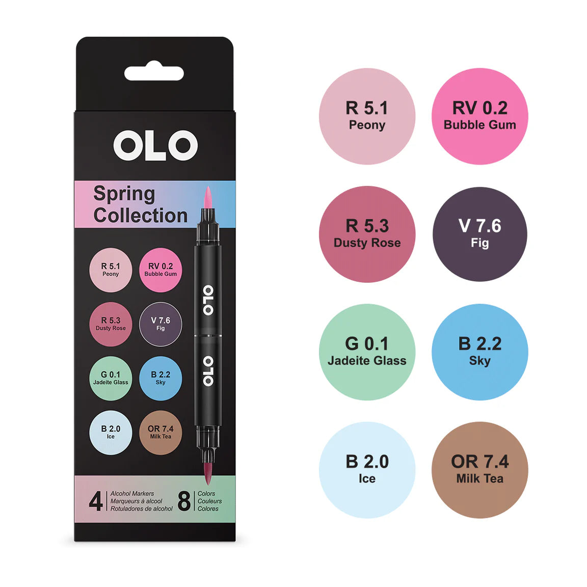 OLO 8 Color Set Spring OLO-4-1